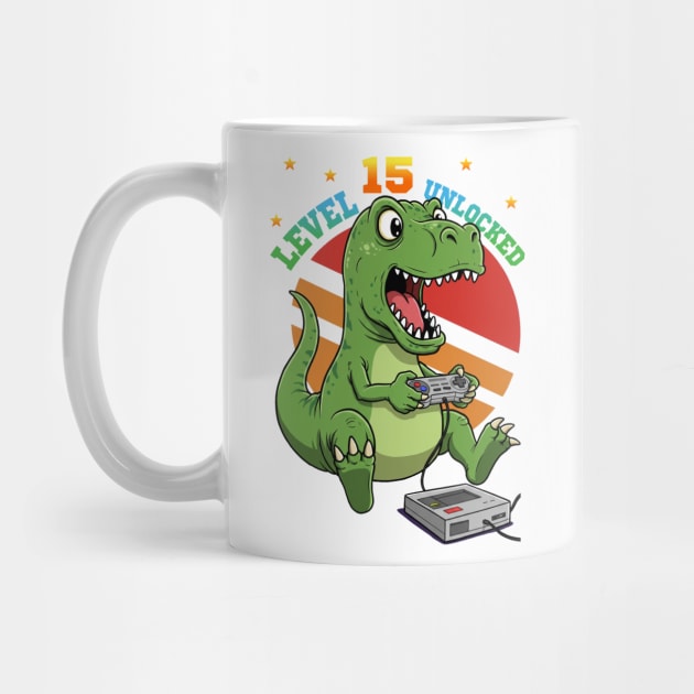 Level 15 Unlocked, Birthday T-Rex by Megadorim